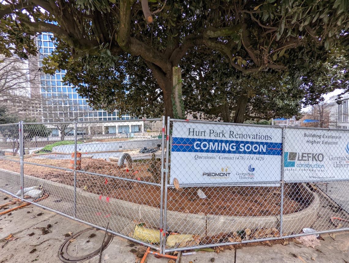 Photos Hurt Park's renovation is (finally) coming together downtown Urbanize Atlanta